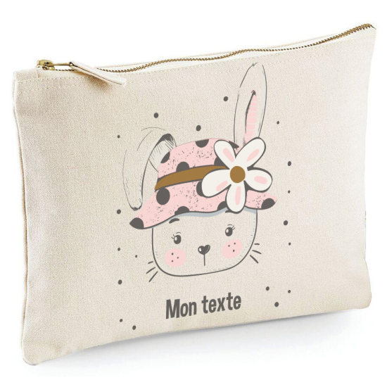 Estuche / Bolsa - Conejita Flor