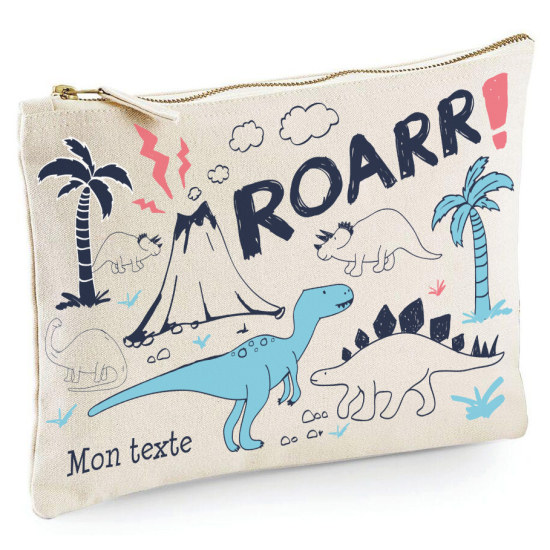 Estuche / Bolsa - Dinosaurios