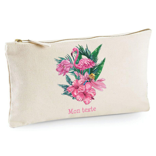 Estuche / Bolsa - Flamencos rosas