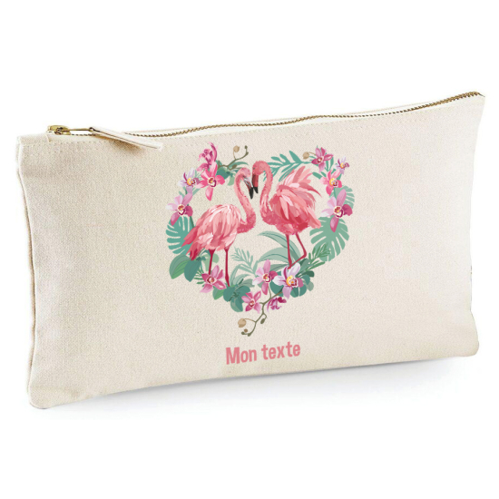 Estuche / Bolsa - Flamencos rosas
