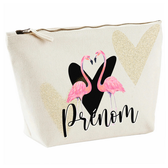 Estuche / Bolsa - Flamencos rosas