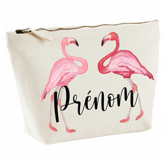Estuche / Bolsa - Flamencos rosas