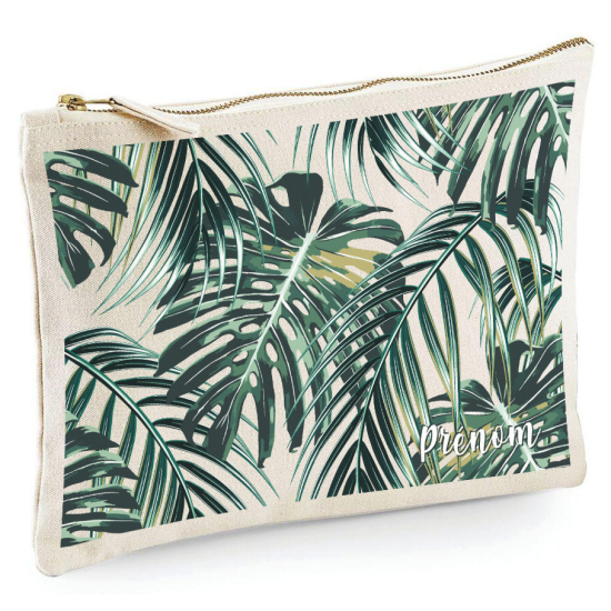 Estuche / Bolsa - Flores de palmeras