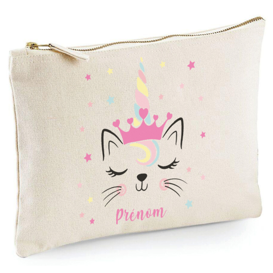 Estuche / Bolsa - Gato unicornio