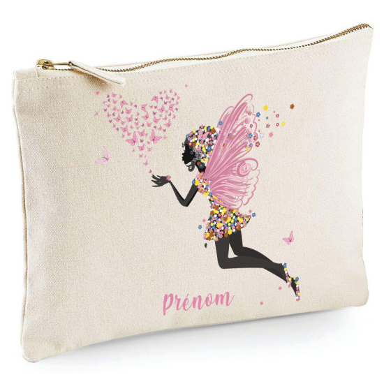 Estuche / Bolsa - Hada corazón mariposas