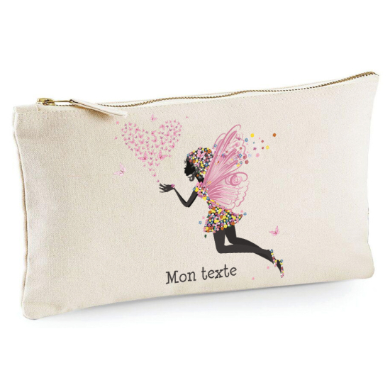 Estuche / Bolsa - Hada corazones mariposas