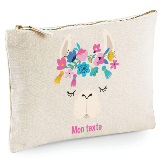 Estuche / Bolsa - Lama Flores