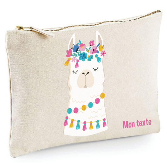 Estuche / Bolsa - Lama Flores