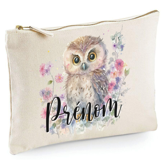 Estuche / Bolsa - Nombre Búho