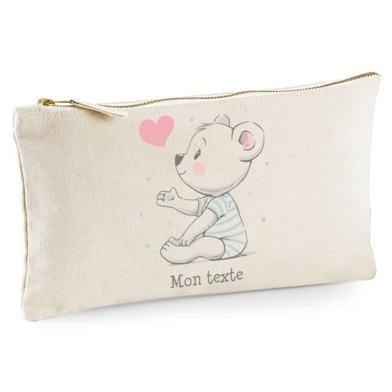 Estuche / Bolsa - Osito corazón