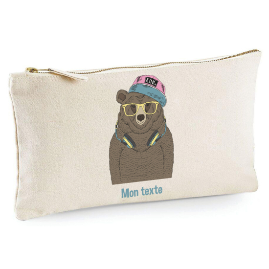 Estuche / Bolsa - Oso con estilo