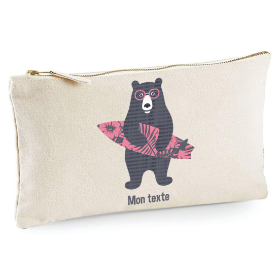 Estuche / Bolsa - Oso surfista