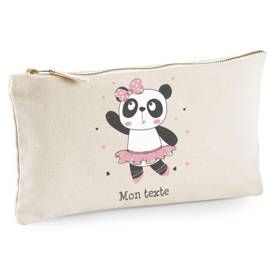 Estuche / Bolsa - Panda bailarina