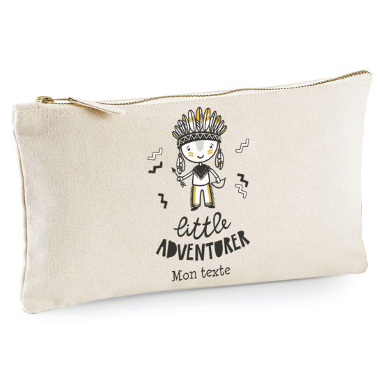 Estuche / Bolsa - Pequeño aventurero indio