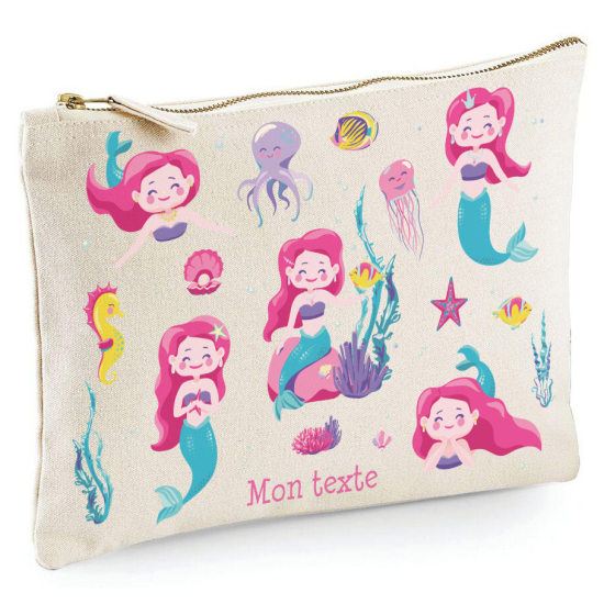 Estuche / Bolsa - Sirenas Océano