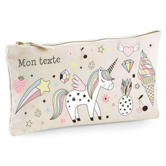 Estuche / Bolsa - Unicornios