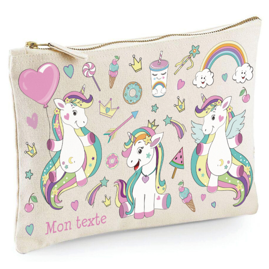 Estuche / Bolsa - Unicornios