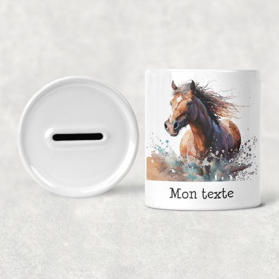 Hucha para niños personalizada - Infantil - Caballo