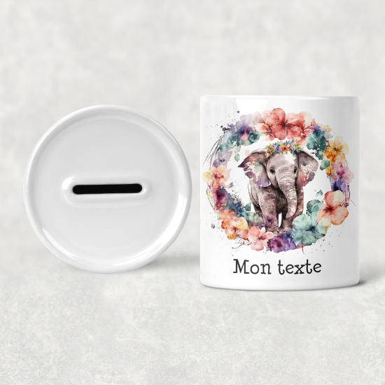Hucha para niños personalizada - Infantil - Elefante