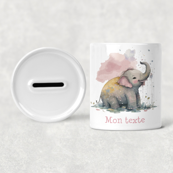 Hucha para niños personalizada - Infantil - Elefantito