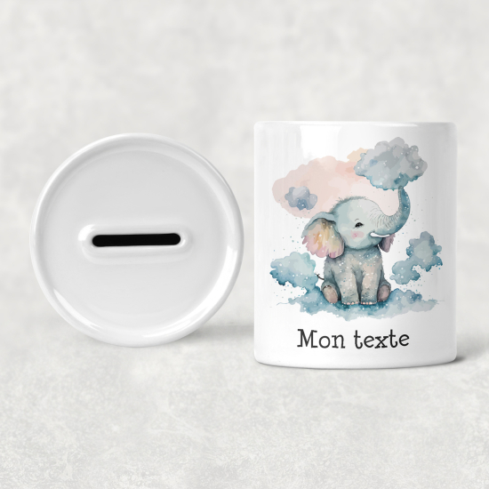 Hucha para niños personalizada - Infantil - Elefantito