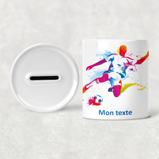 Hucha para niños personalizada - Infantil - Futbolista