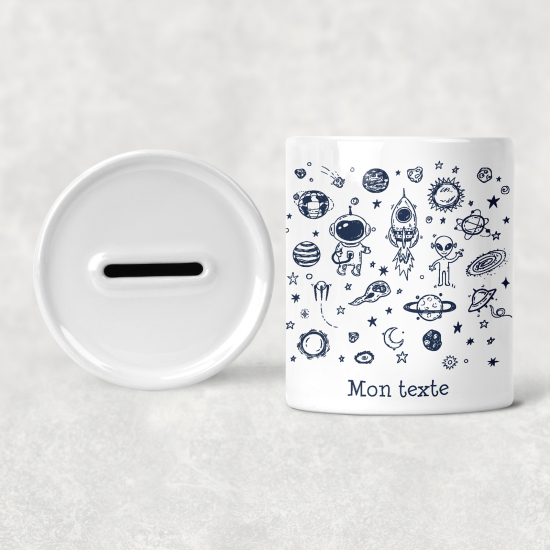 Hucha para niños personalizada - Infantil - Galaxia