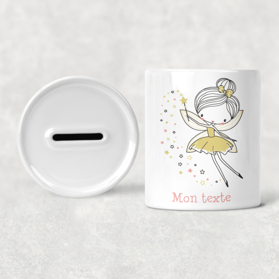 Hucha para niños personalizada - Infantil - Hada