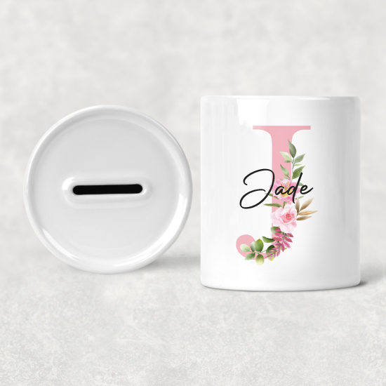 Hucha para niños personalizada - Infantil - J