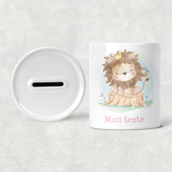 Hucha para niños personalizada - Infantil - León