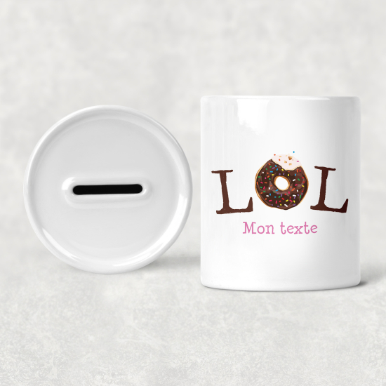 Hucha para niños personalizada - Infantil - LOL