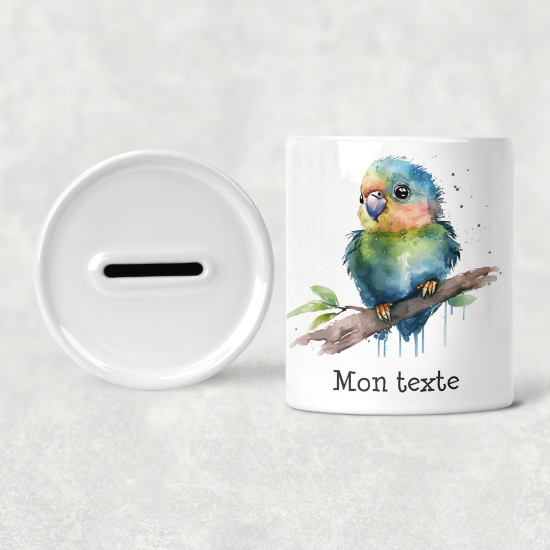 Hucha para niños personalizada - Infantil - Loro