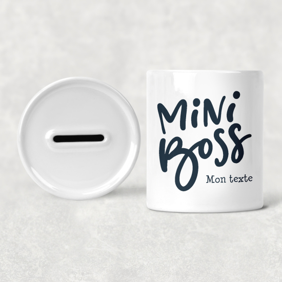 Hucha para niños personalizada - Infantil - Mini Jefe