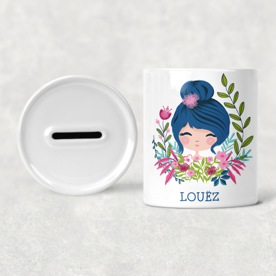 Hucha para niños personalizada - Infantil - Niña Pequeña