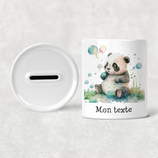 Hucha para niños personalizada - Infantil - Panda