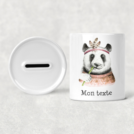 Hucha para niños personalizada - Infantil - Panda