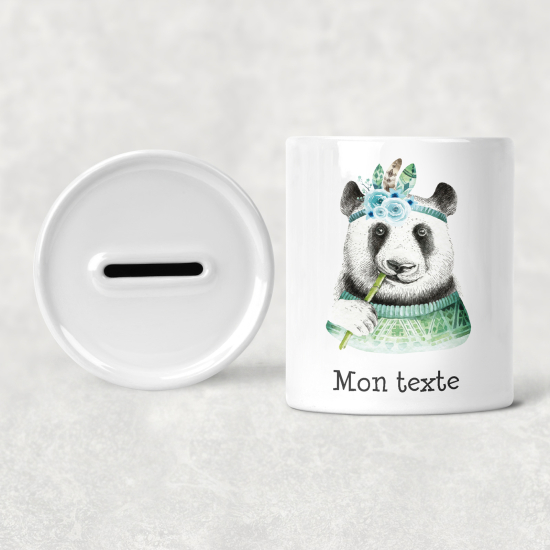 Hucha para niños personalizada - Infantil - Panda