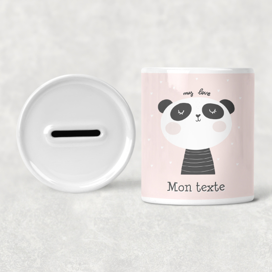 Hucha para niños personalizada - Infantil - Panda