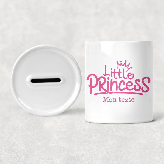 Hucha para niños personalizada - Infantil - Pequeña Princesa