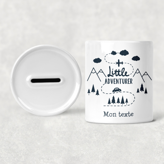 Hucha para niños personalizada - Infantil - Pequeño Aventurero