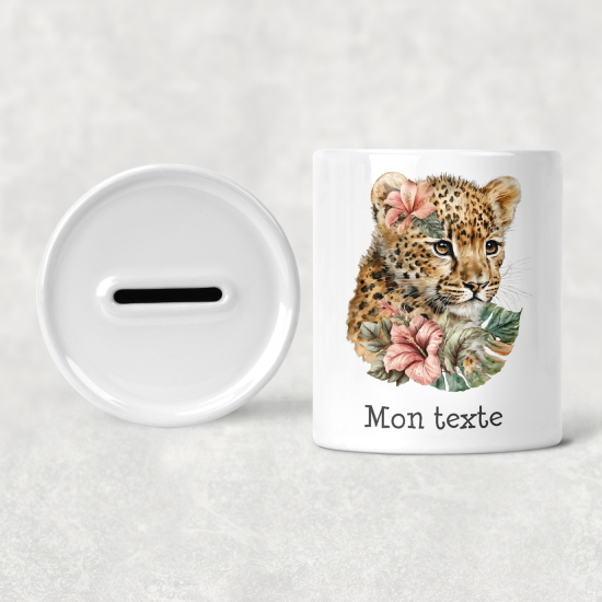 Hucha para niños personalizada - Infantil - Tigre