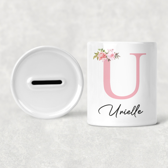 Hucha para niños personalizada - Infantil - U