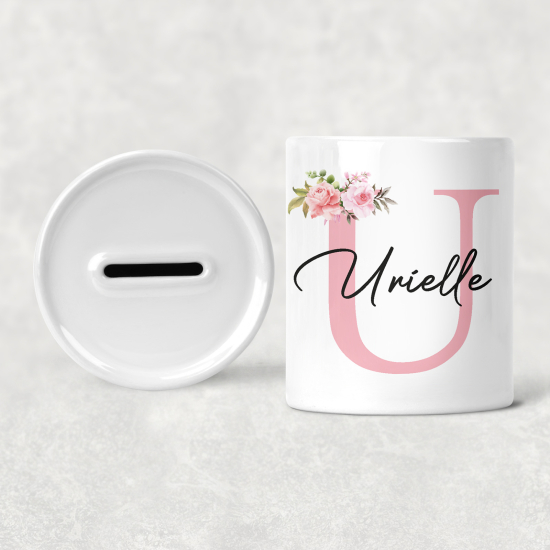 Hucha para niños personalizada - Infantil - U