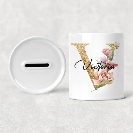 Hucha para niños personalizada - Infantil - V