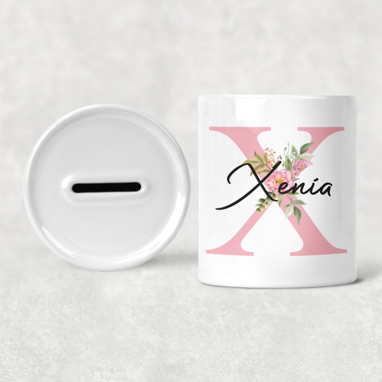 Hucha para niños personalizada - Infantil - X