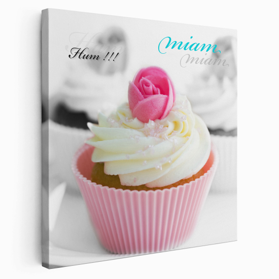 Lienzo cuadrado - Cupcake delicioso