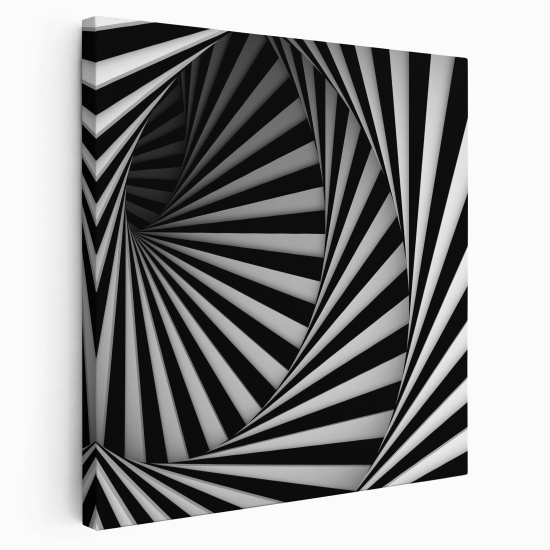 Lienzo cuadrado - Diseño efecto 3d