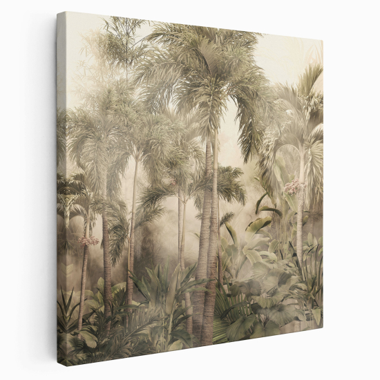 Lienzo cuadrado - Selva tropical