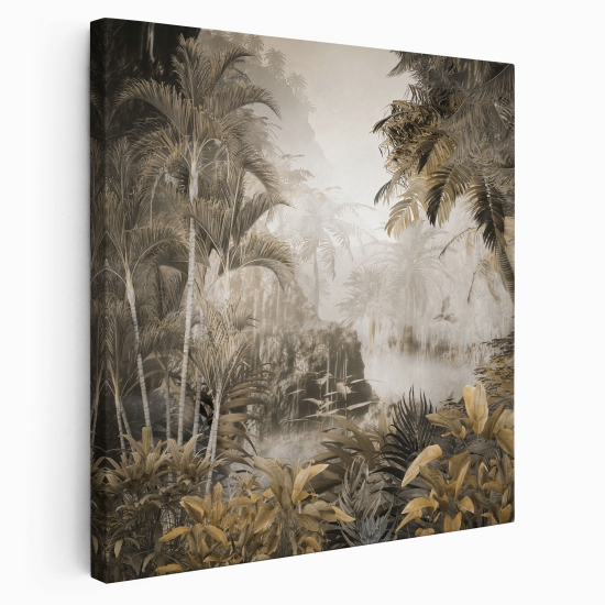 Lienzo cuadrado - Selva tropical