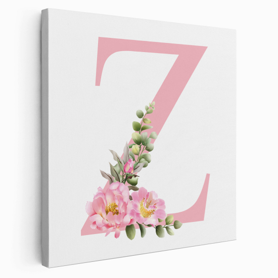 Lienzo Monograma Cuadrado - Letra Z